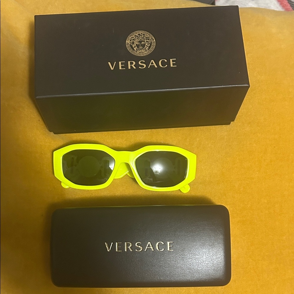 Versace Bright Yellow Sunglasses